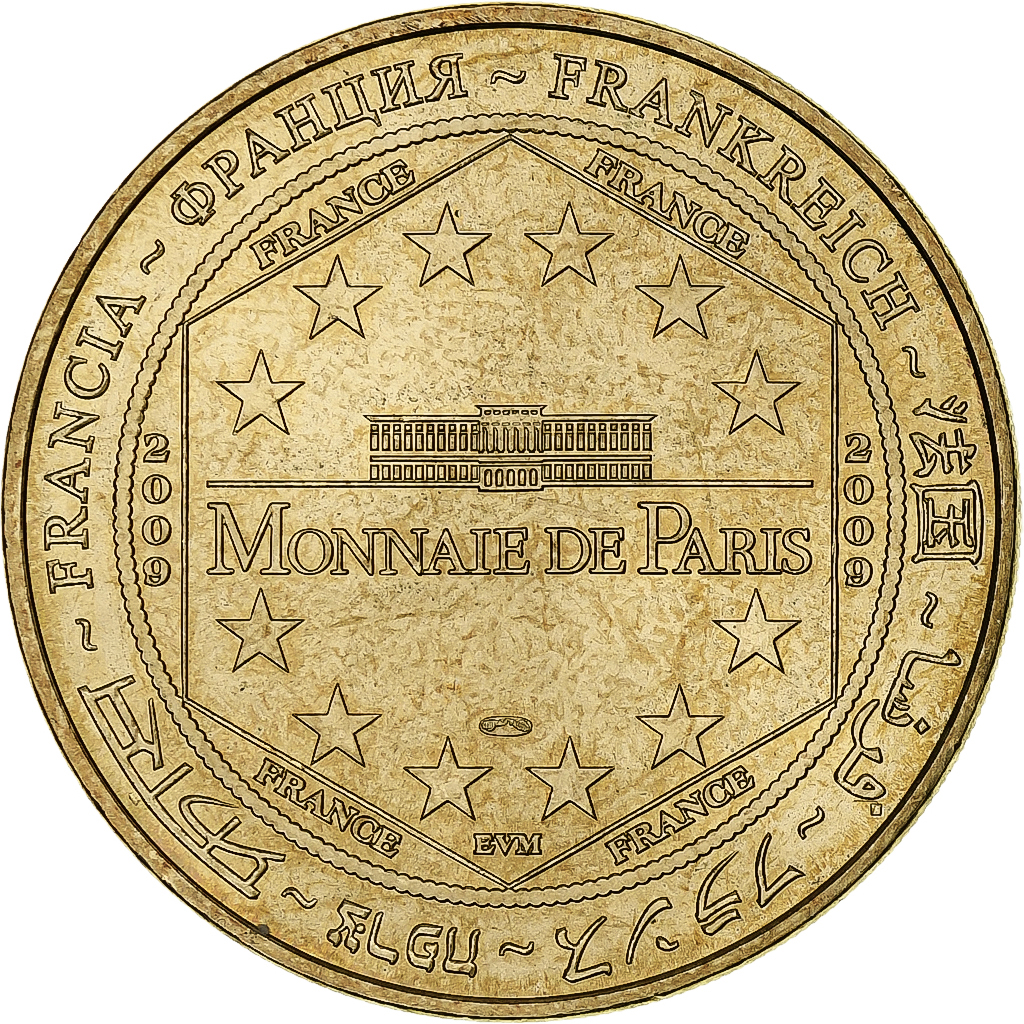 France, Tourist token, Batz sur mer, 2009, MDP, Nordic gold, 