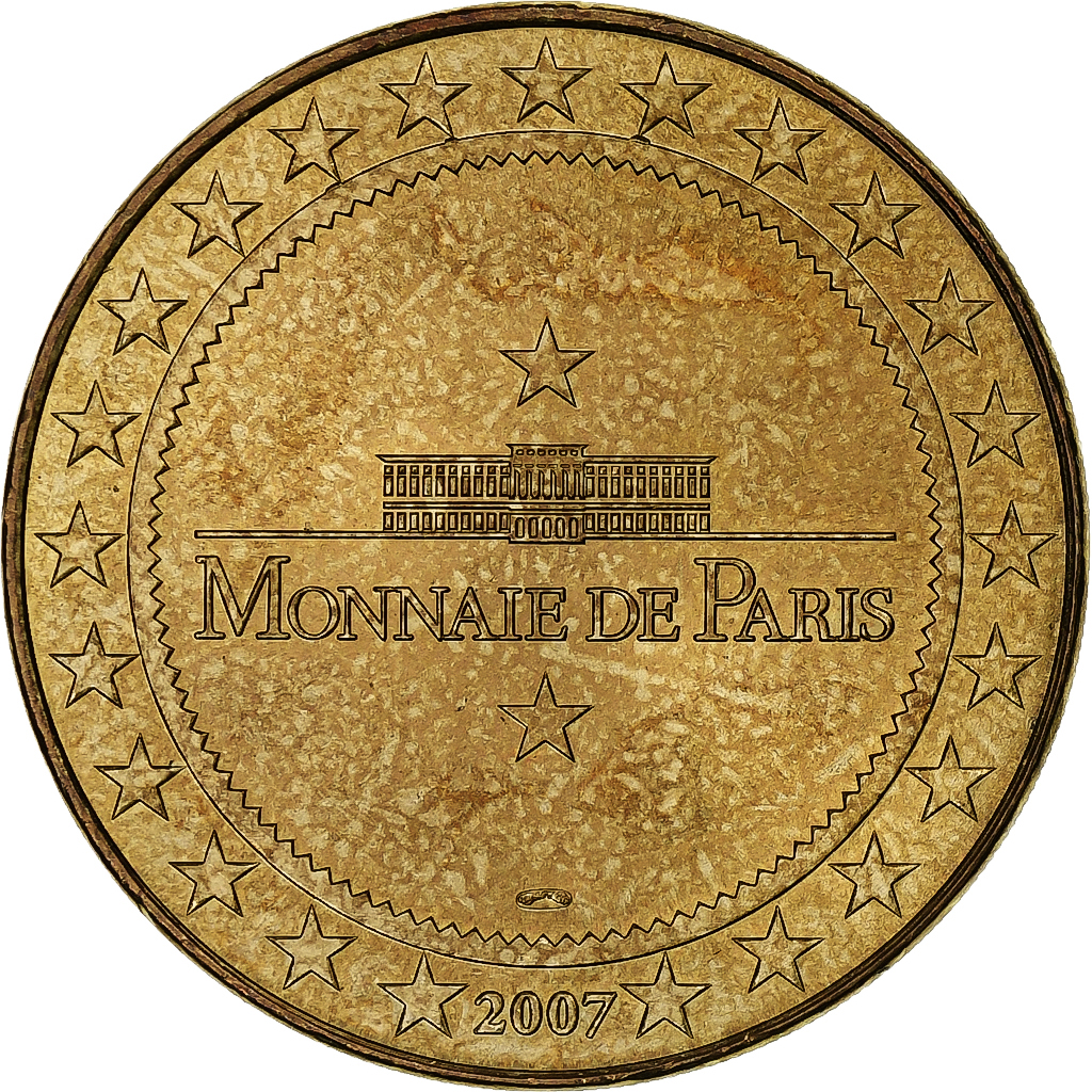 France, Tourist token, Escal'Atlantic, 2007, MDP, Nordic gold, 