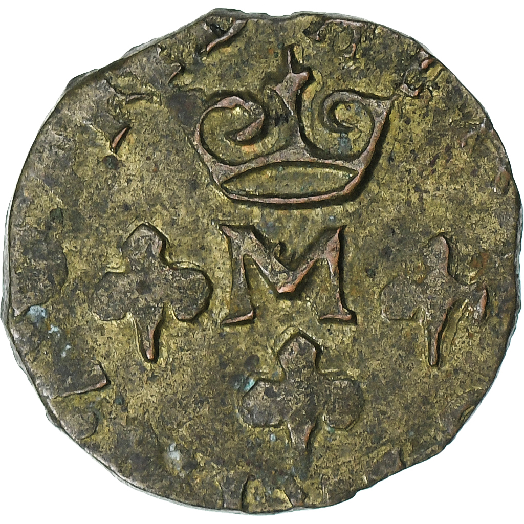 Principality of Orange, Frédéric-Henri de Nassau, Liard à l'M, copper