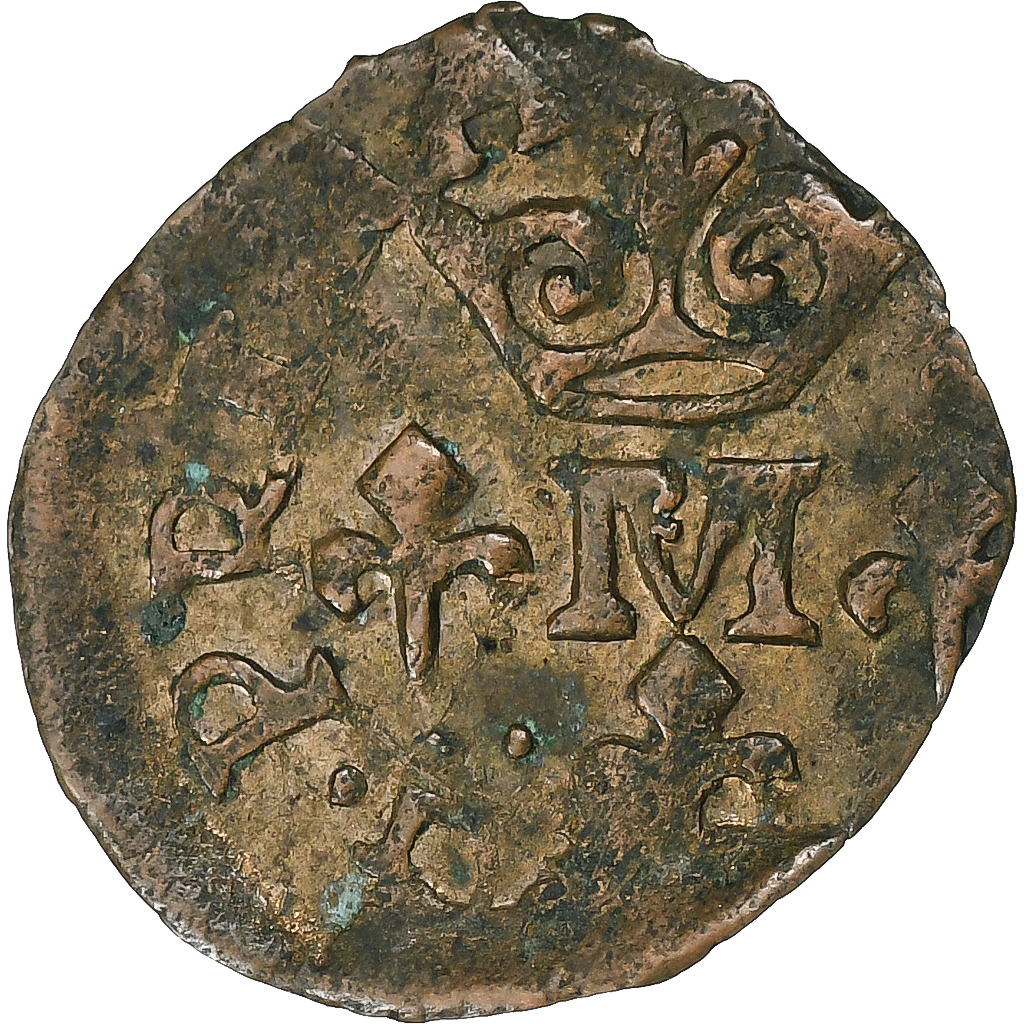 Principality of Orange, Frédéric-Henri de Nassau, Liard à l'M, copper