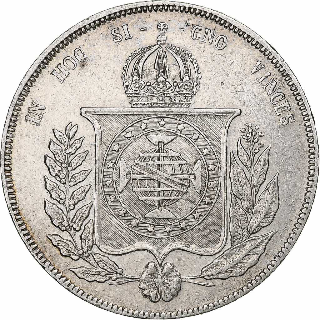 Brazil, Pedro II, 1000 Reis, 1859, Rio de Janeiro, Silver, , KM:465
