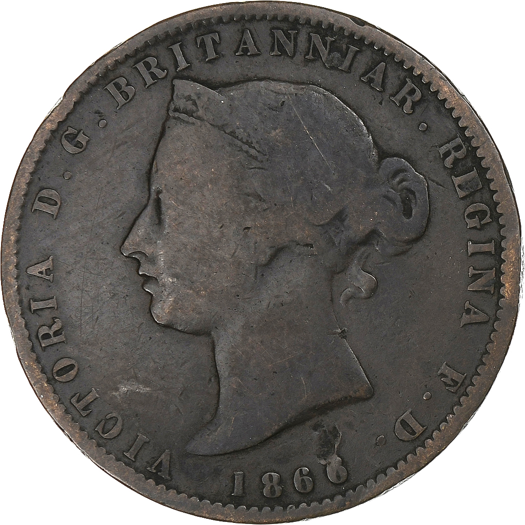 Jersey, Victoria, 1/13 Shilling, 1866, Bronze, , KM:5
