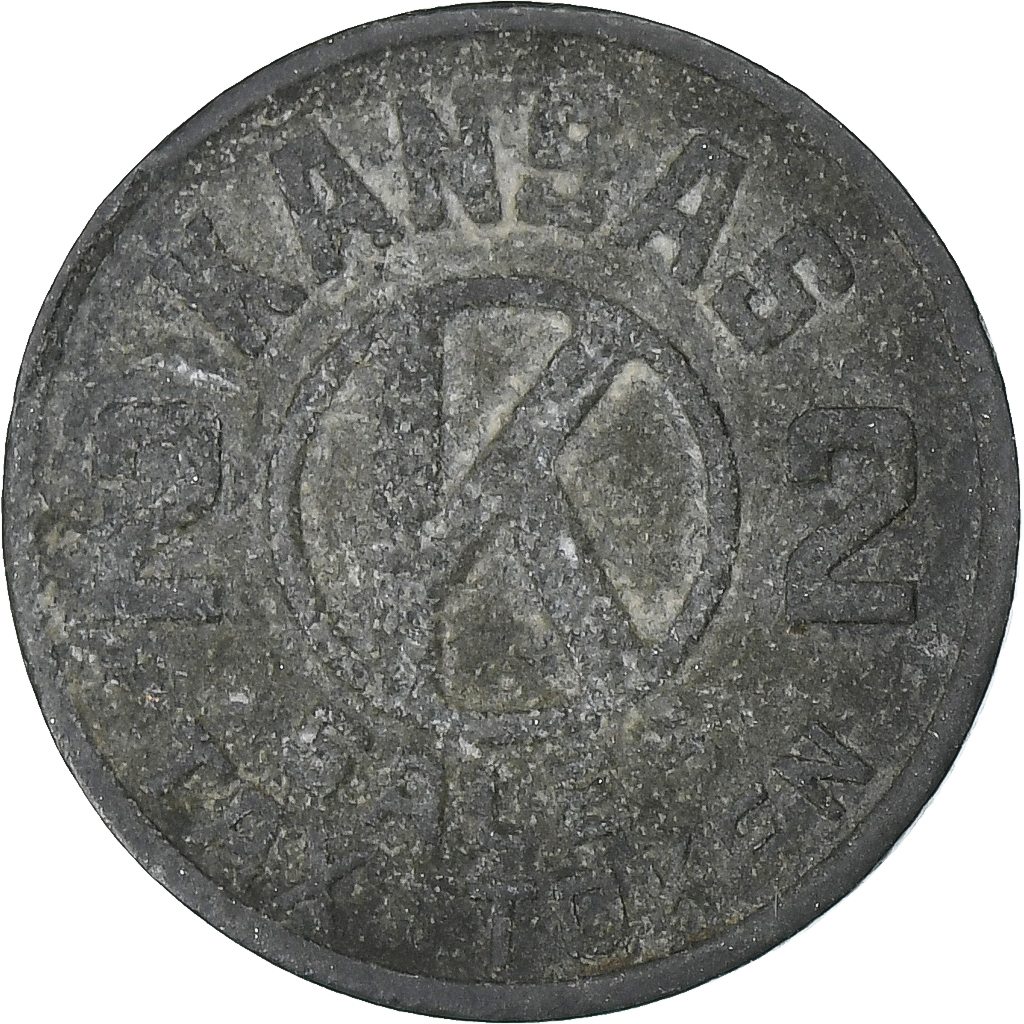 United States, Kansas, Sales Tax Token, 2 Mils, , Zinc