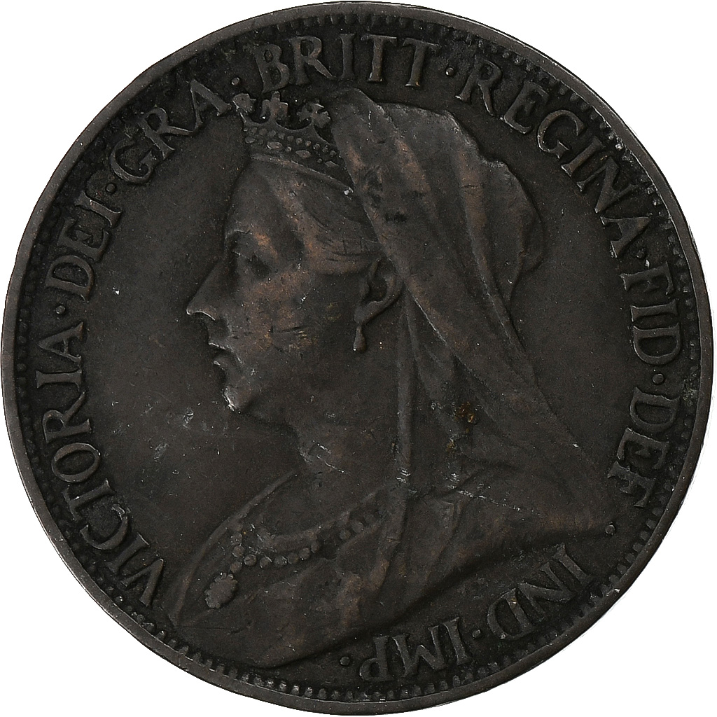 United Kingdom, Victoria, Farthing, 1901, London, Bronze, , KM:788