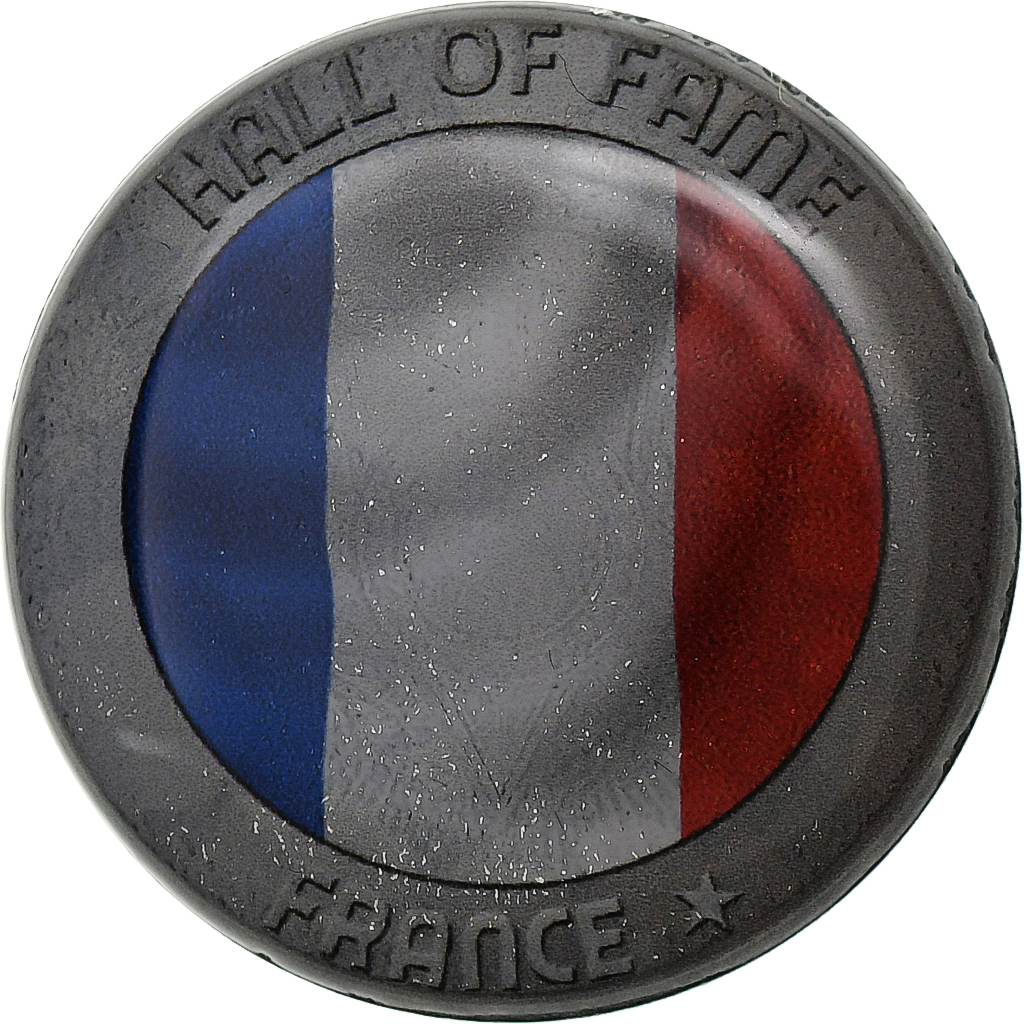 Brazil, Token, Hall of Fame, France, Stainless Steel, 