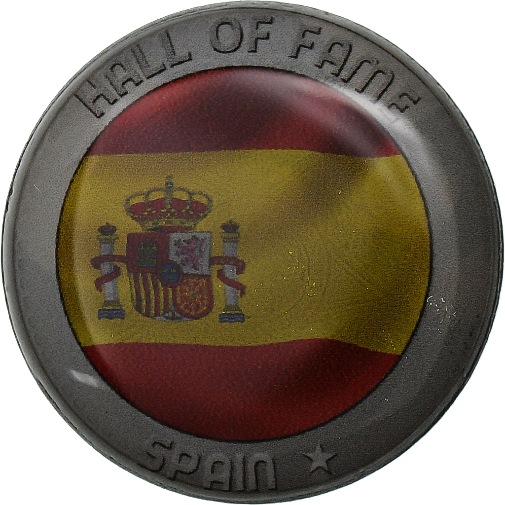 Brazil, Token, Hall of Fame, Spain, Stainless Steel, 