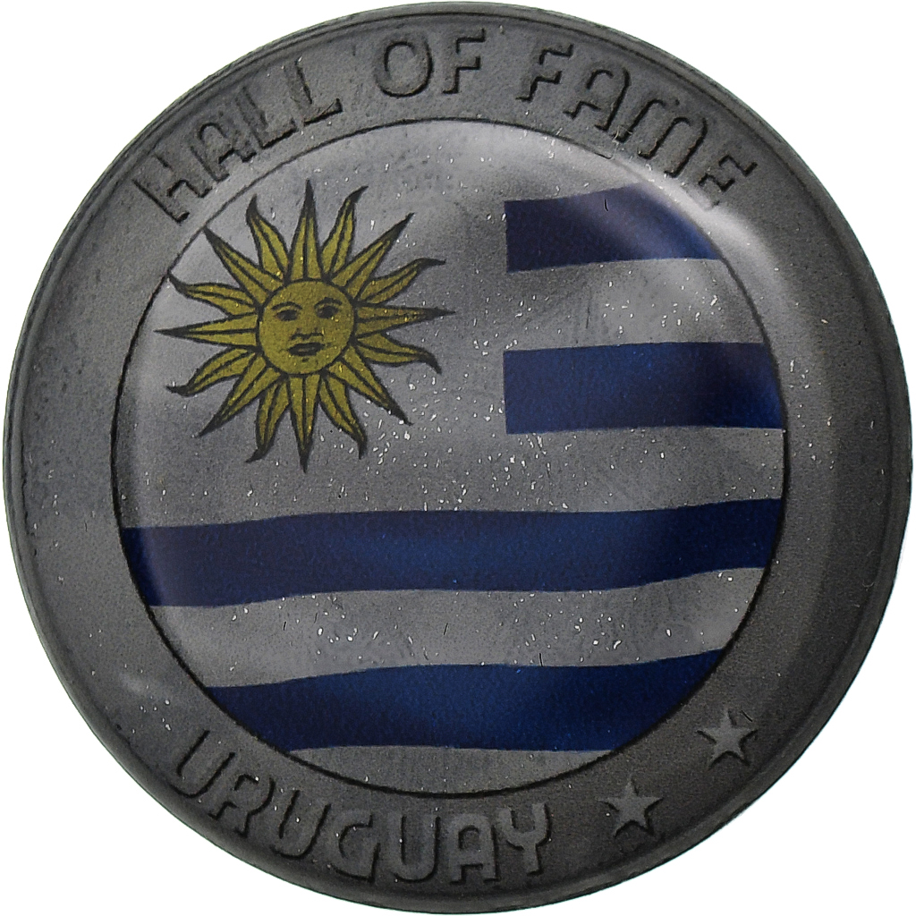 Brazil, Token, Hall of Fame, Urugay, Stainless Steel, 