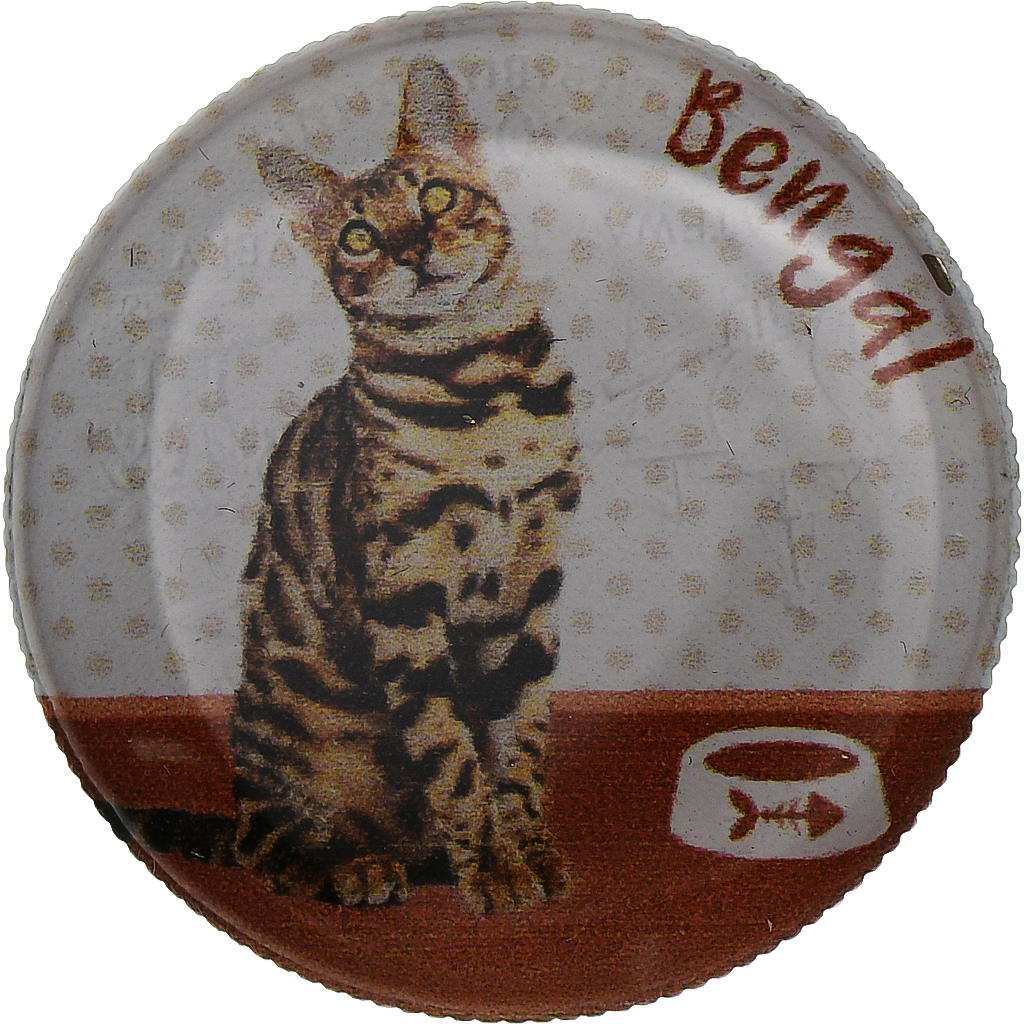 United States, Token, Cats, Bengal, Copper-nickel, 