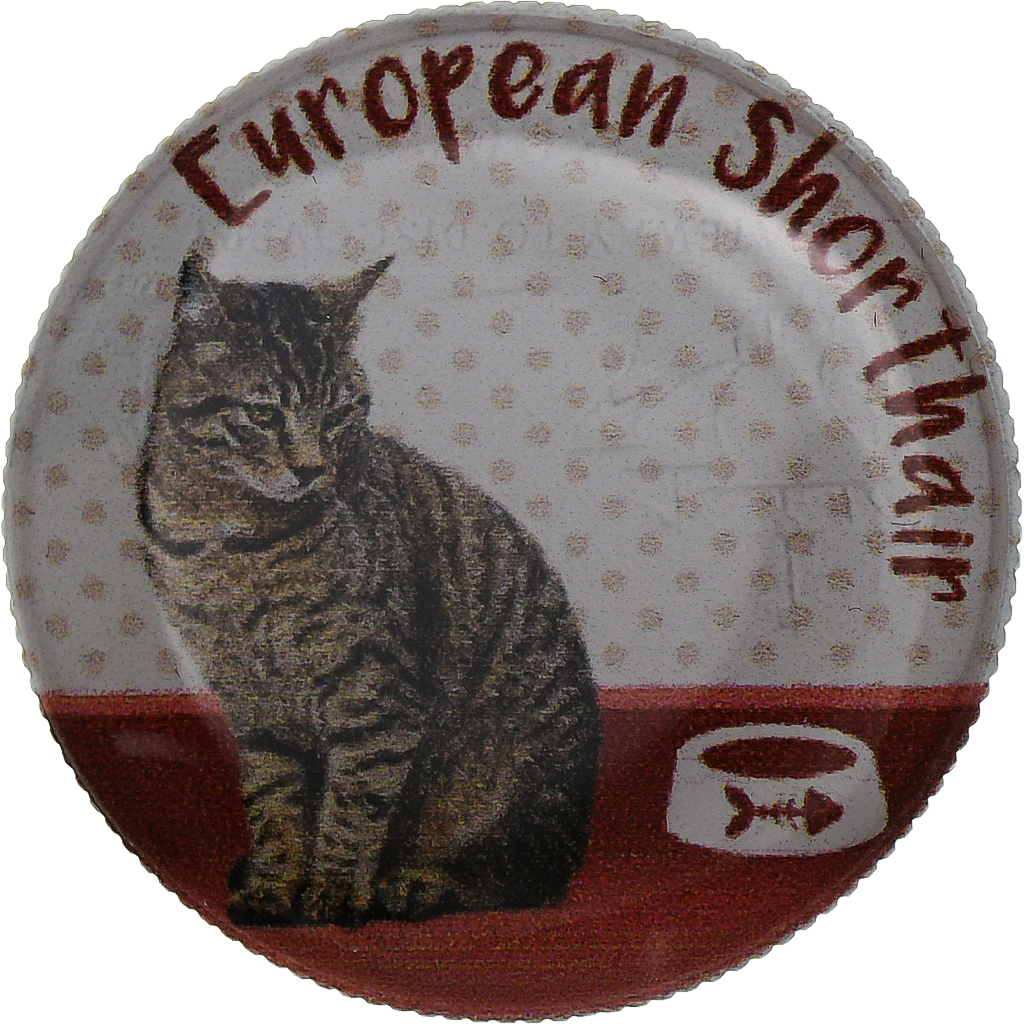 United States, Token, Cats, European Shorthair, Copper-nickel, 