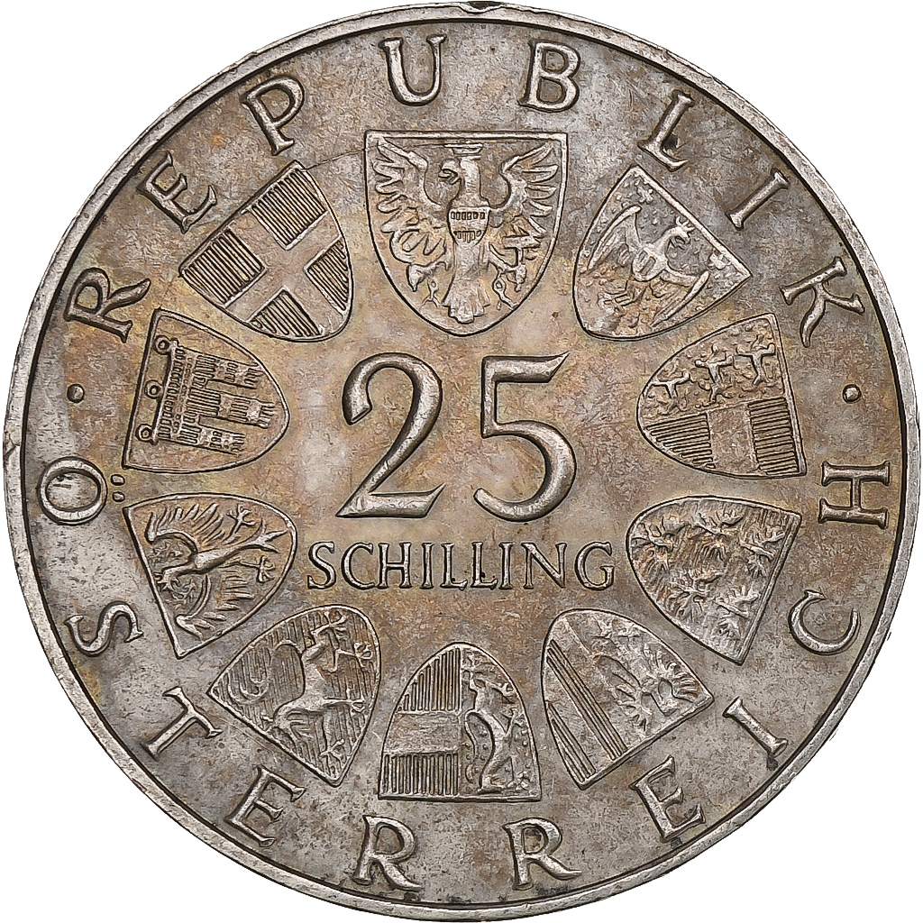 Austria, 25 Schilling, Max Reinhardt, 1973, Vienna, Silver, , KM:2915