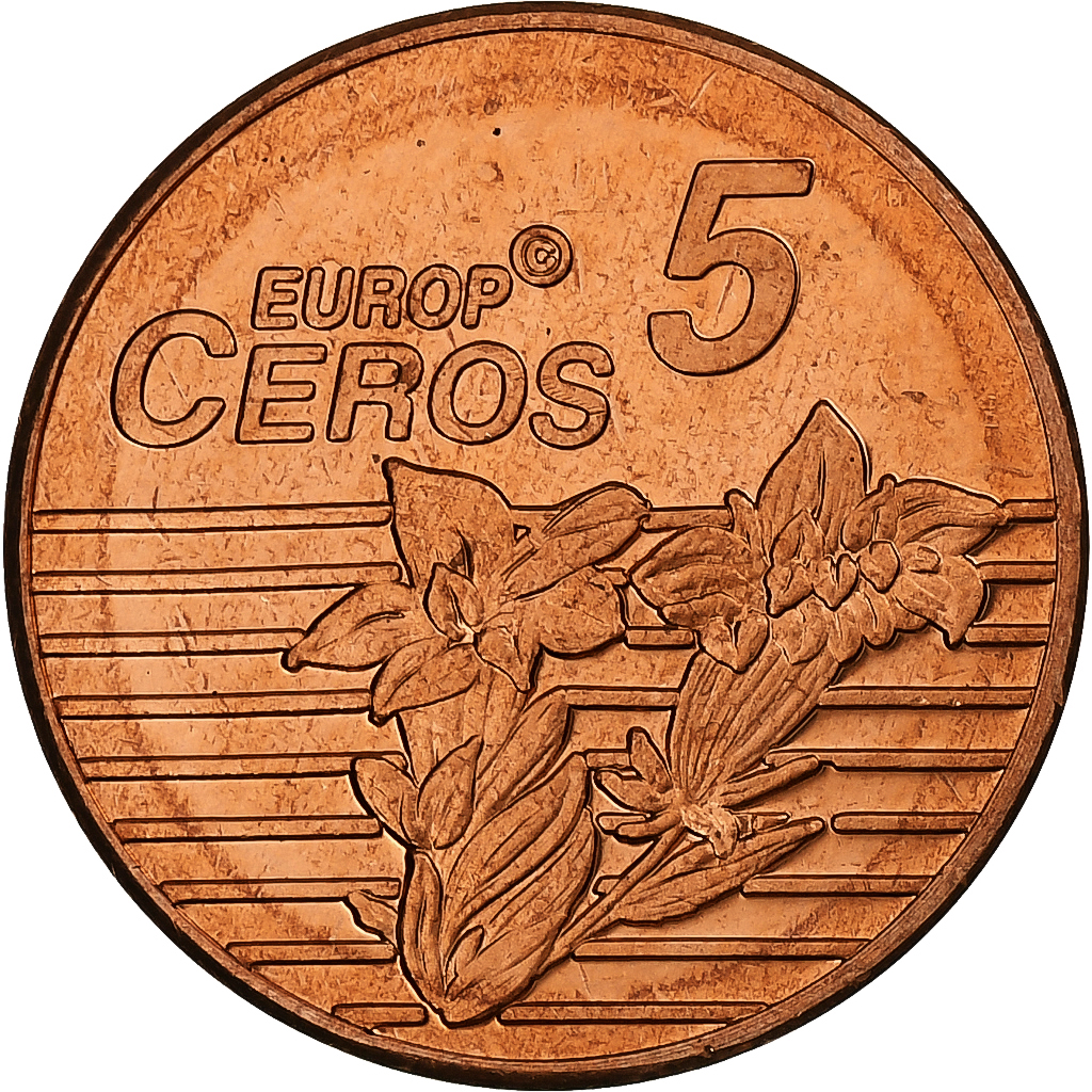 Switzerland, 5 Euro Cent, Fantasy euro patterns, Essai-Trial, Proof, 2003