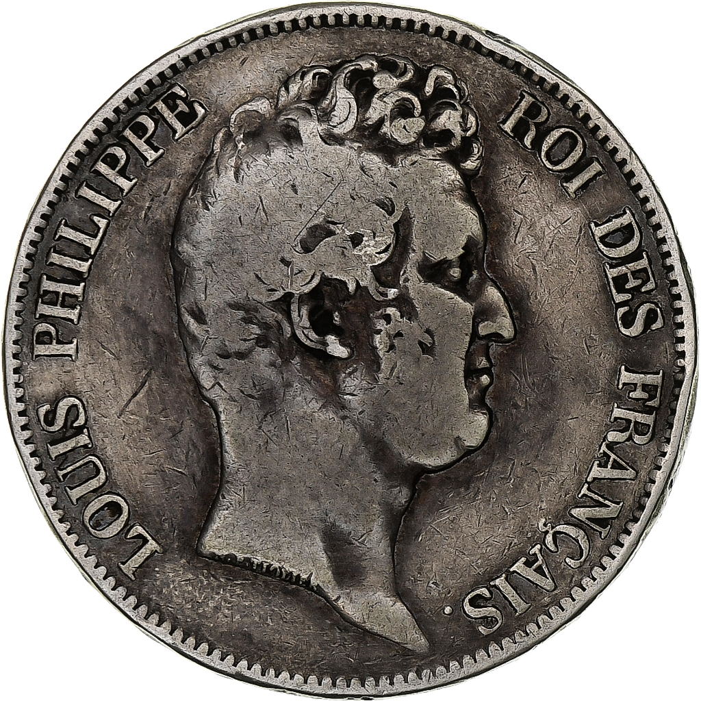 France, Louis-Philippe, 5 Francs, 1830, Paris, Silver, , Gadoury:676a