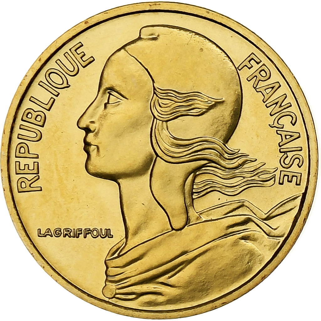 France, 5 Centimes, Marianne, 1978, Monnaie de Paris, série FDC