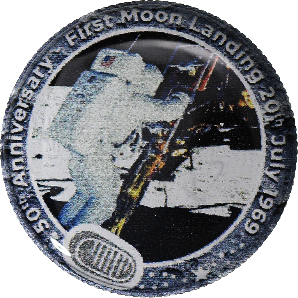 United States, Token, First Moon landing, 50th Anniversary, Copper-nickel