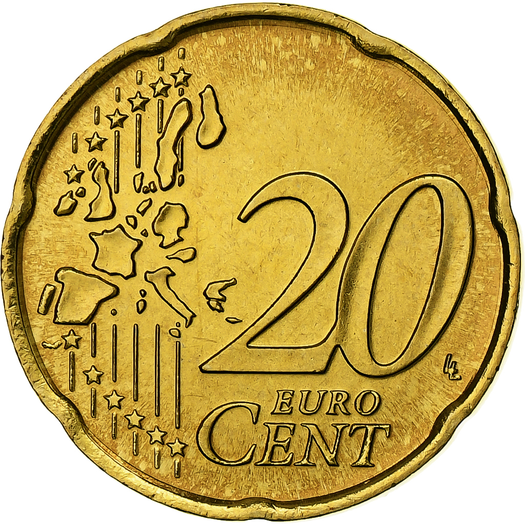 San Marino, 20 Euro Cent, BU, 2002, Rome, Nordic gold, STGL, KM:444