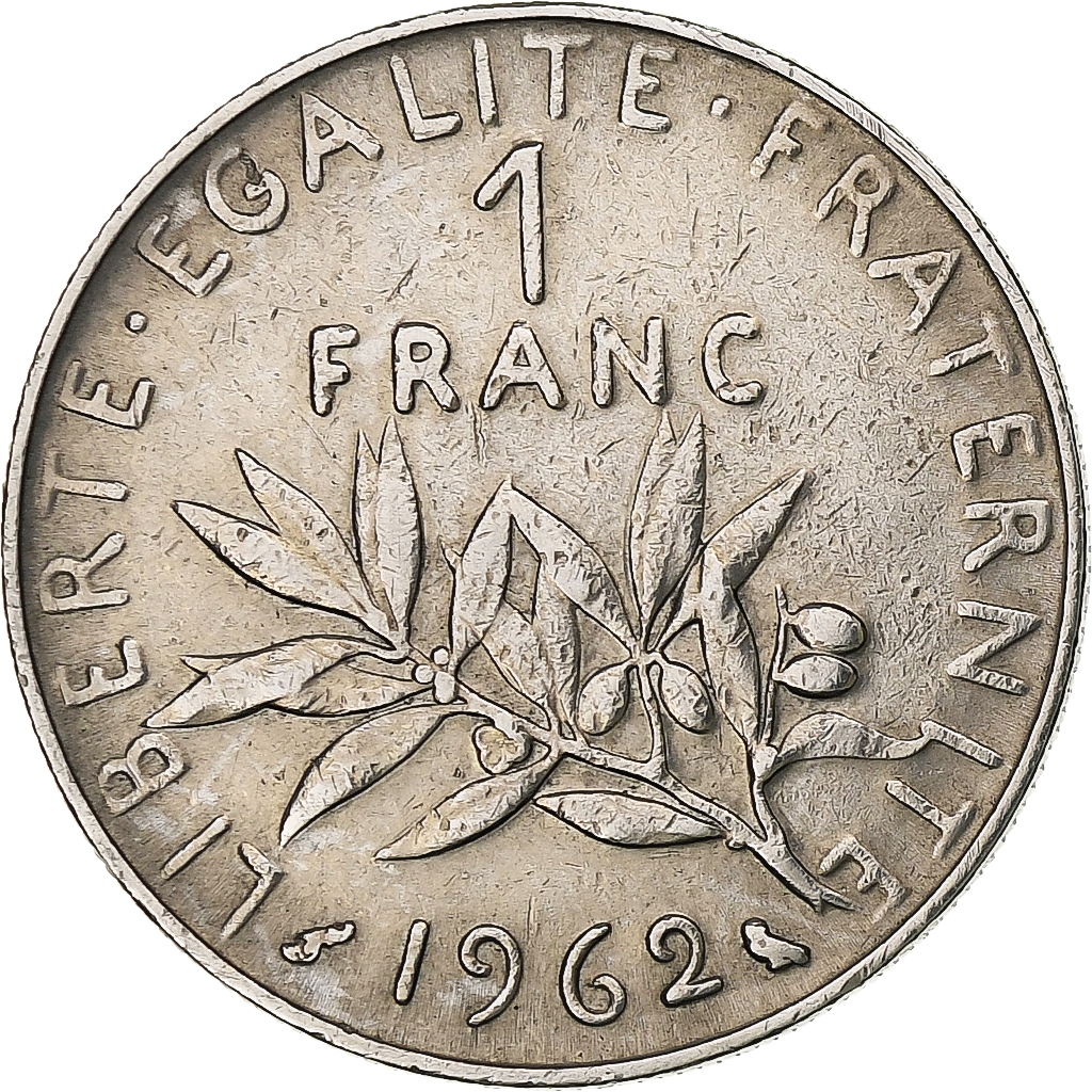 France, Franc, Semeuse, 1962, Paris, Nickel, , Gadoury:474, KM:925.1