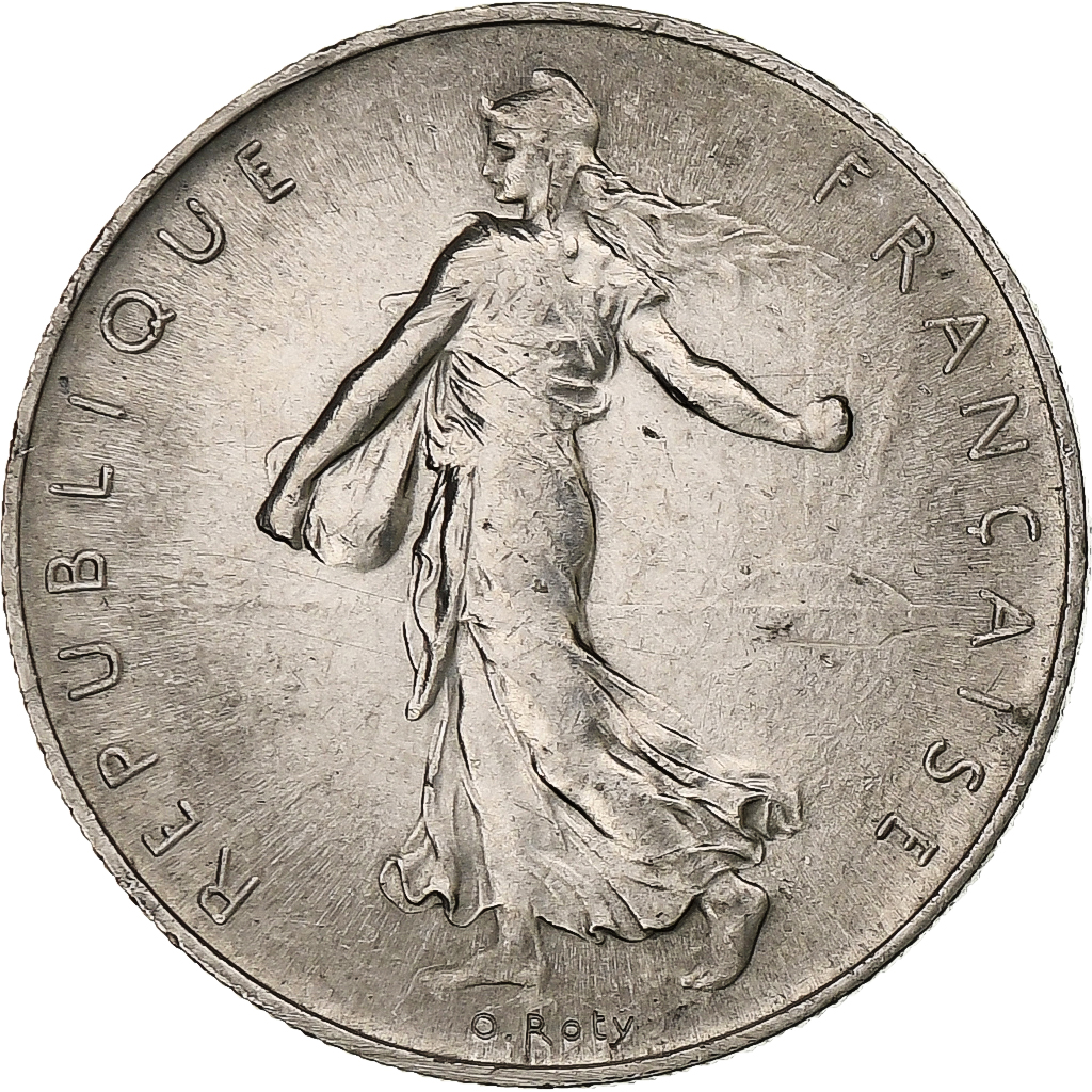 France, Franc, Semeuse, 1960, Paris, Nickel, AU, Gadoury:474, KM:925.1