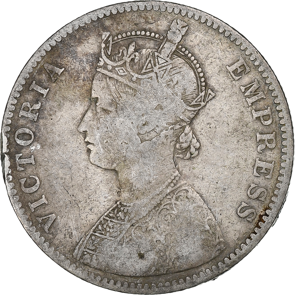 India-British, Victoria, Rupee, 1882, Silver, , KM:492