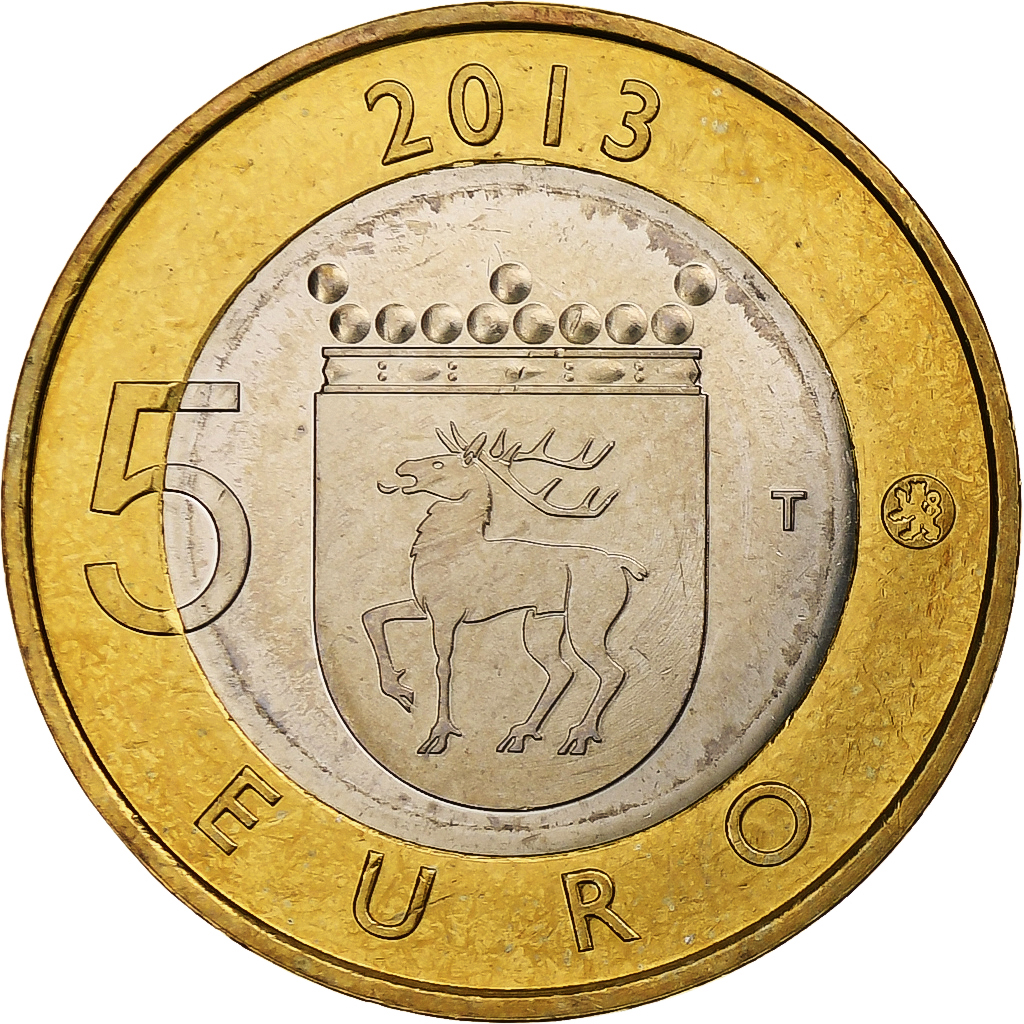 Finnland, 5 Euro, Sälskär Lighthouse, 2013, Vantaa, Bi-Metallic, VZ+, KM:200