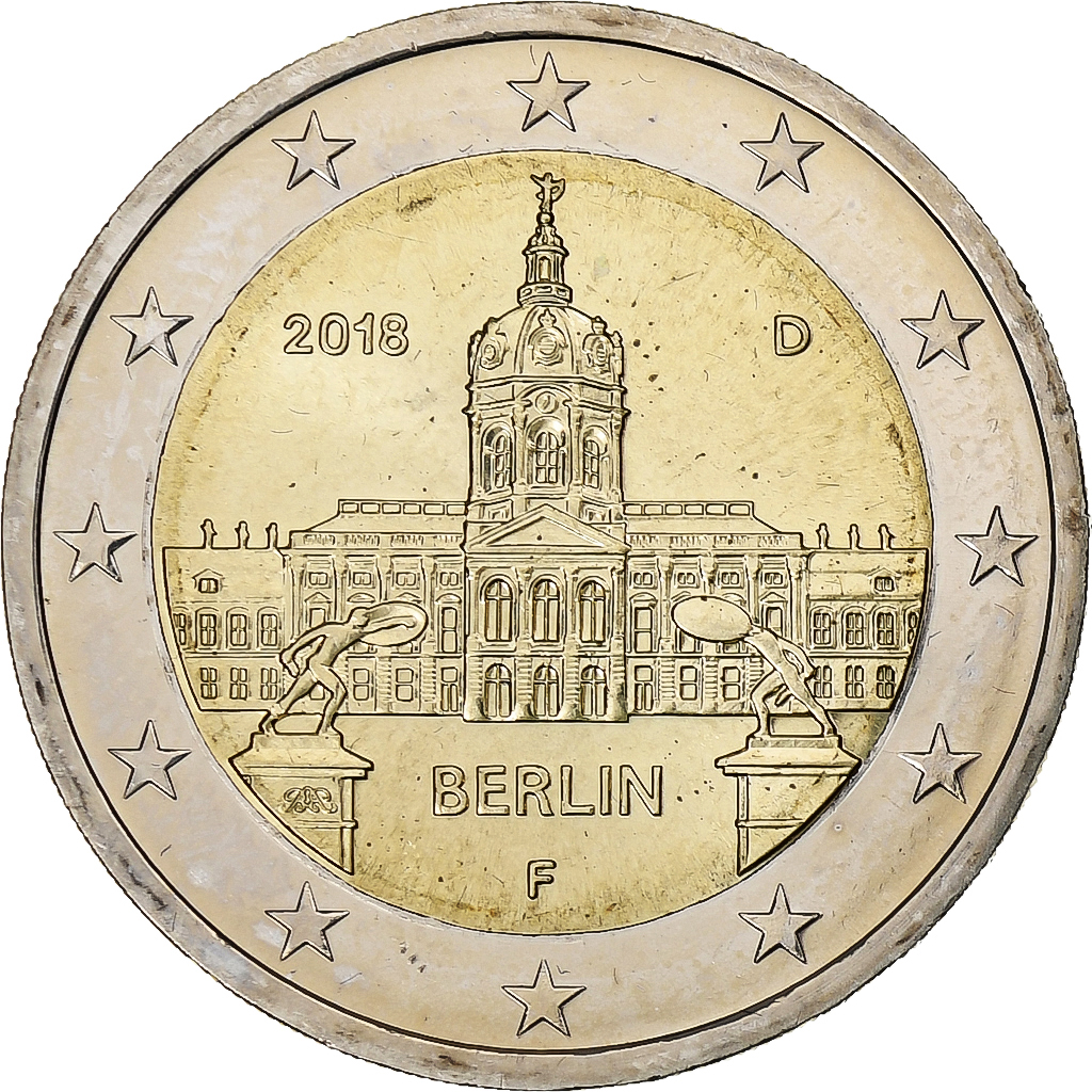 Deutschland, 2 Euro, berlin, 2018, Stuttgart, Bi-Metallic, VZ+
