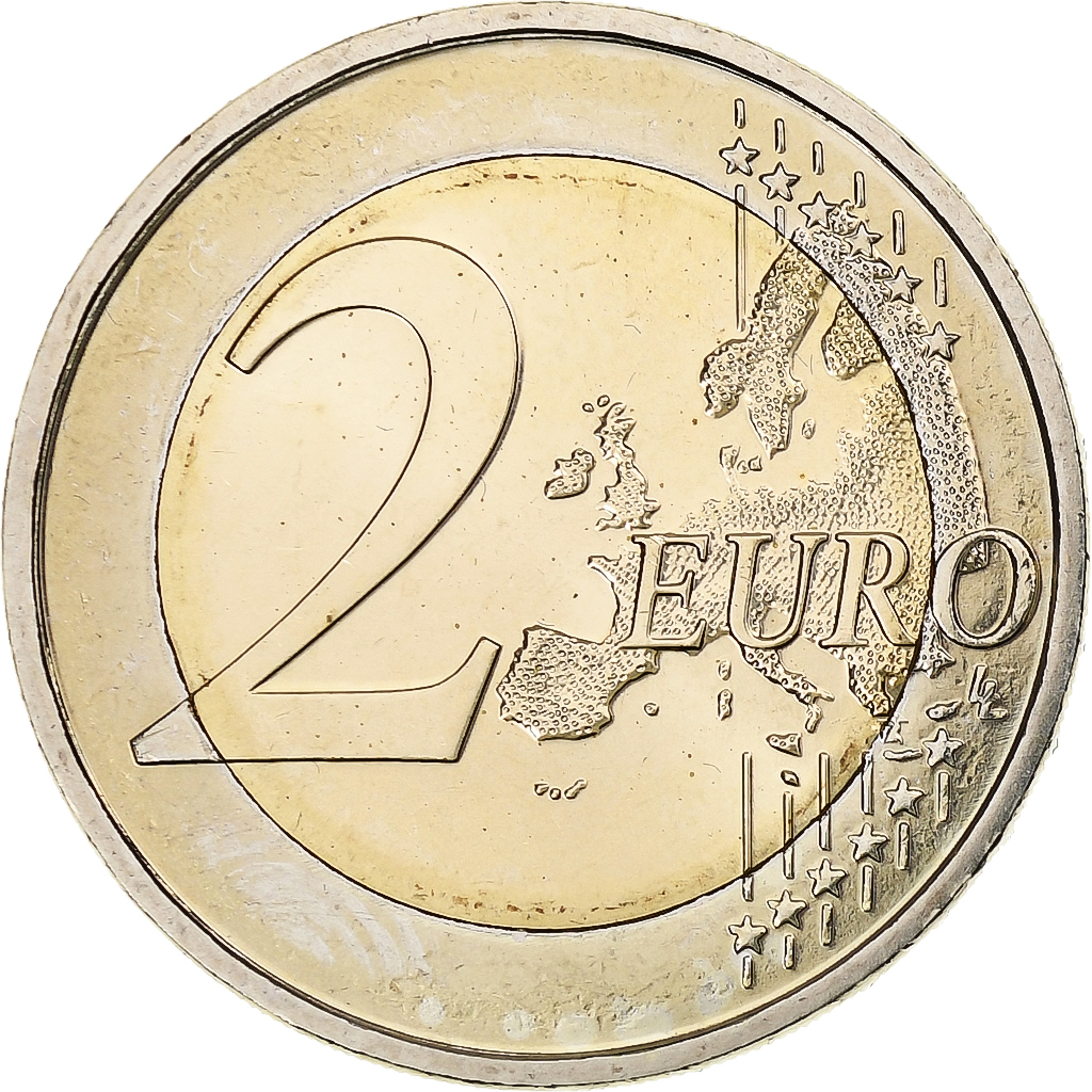Germany, 2 Euro, Hessen, 2015, Munich, Bi-Metallic, 
