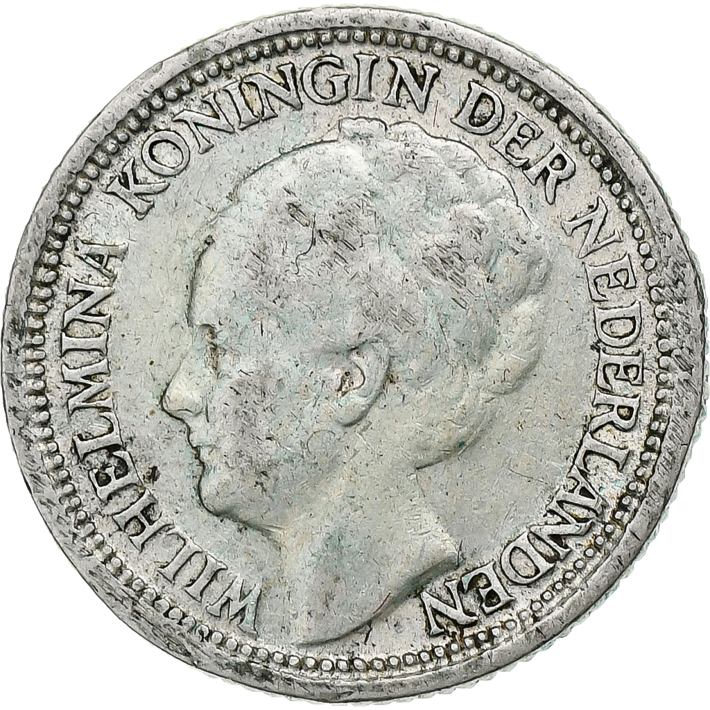 Netherlands, Wilhelmina I, 10 Cents, 1938, Utrecht, Silver, , KM:163
