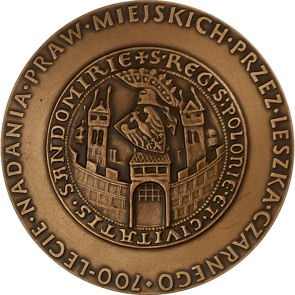 Poland, Medal, Sandomierz, 1986, Bronze, 