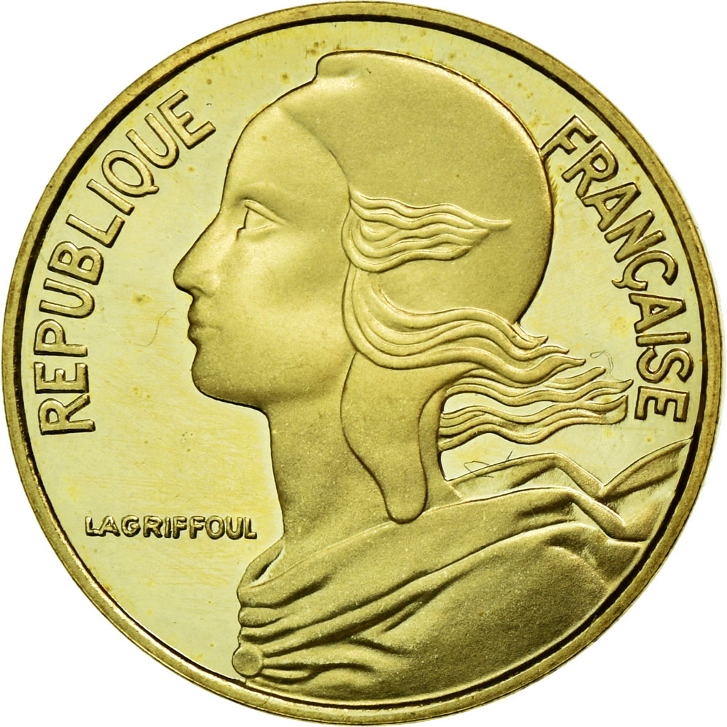 Coin, France, Marianne, 5 Centimes, 1991, Paris, , Aluminum-Bronze