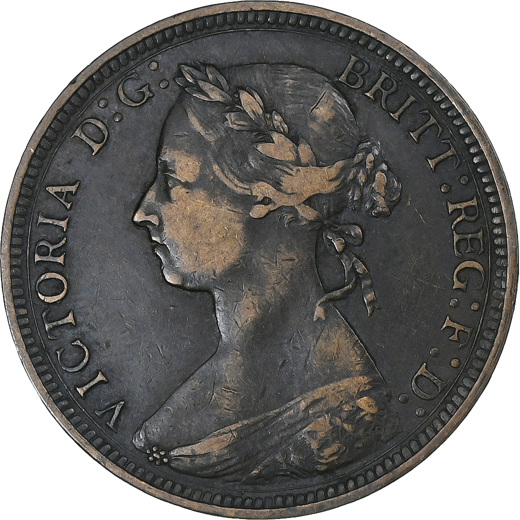 United Kingdom, Victoria, 1/2 Penny, 1890, London, Bronze, , KM:754