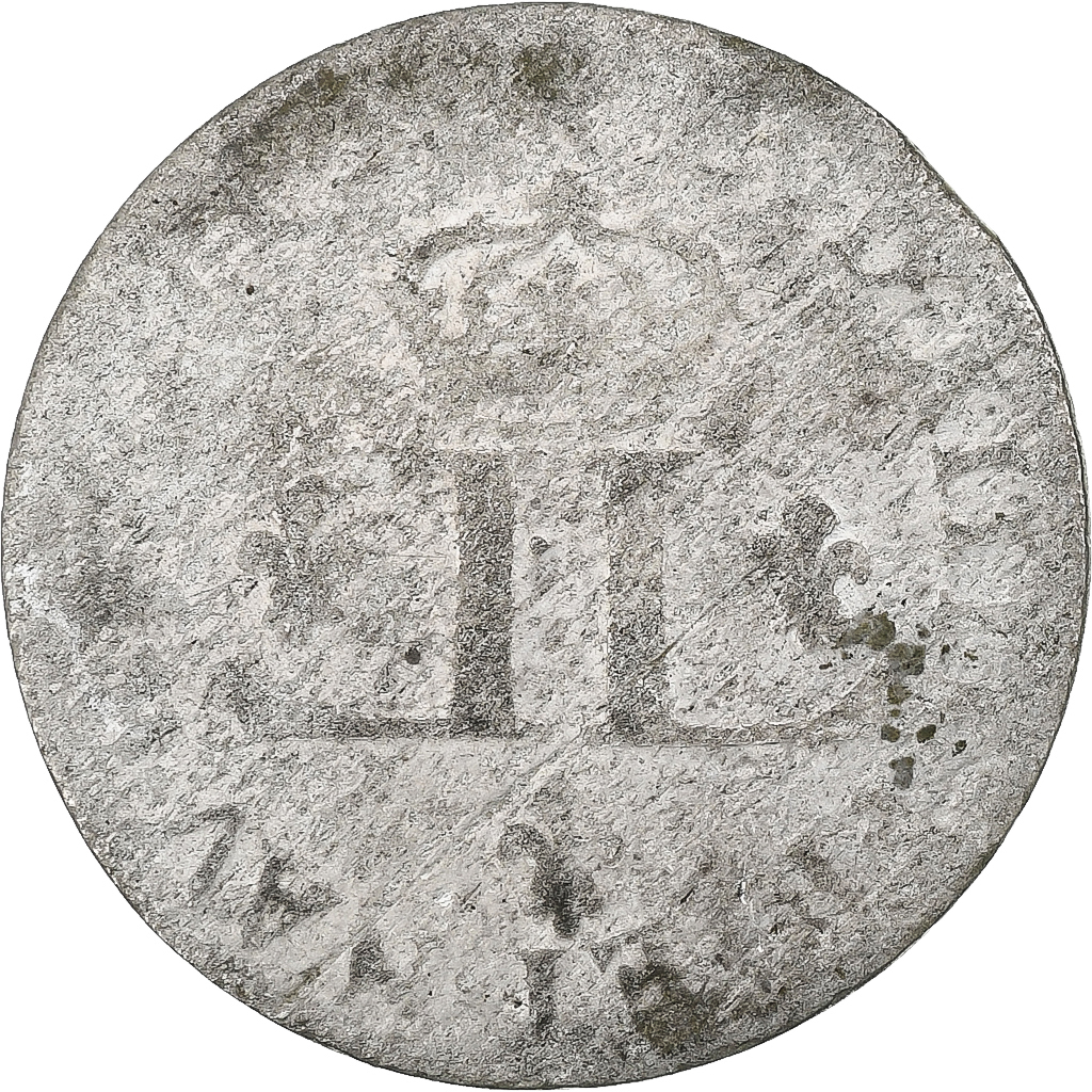 France, Louis XIV, XXX Deniers aux 2 L couronnés, Billon, , Gadoury:102