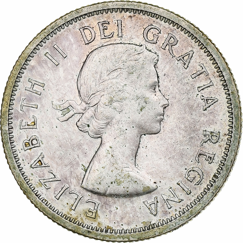 Canada, Elizabeth II, 25 Cents, 1964, Ottawa, Silver, , KM:52