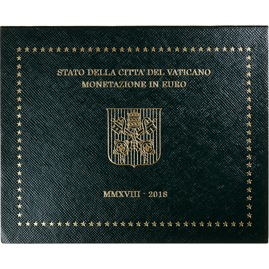 Vatican, Pope Francis I, Set 1 ct. - 2 Euro, 2018, Rome, 