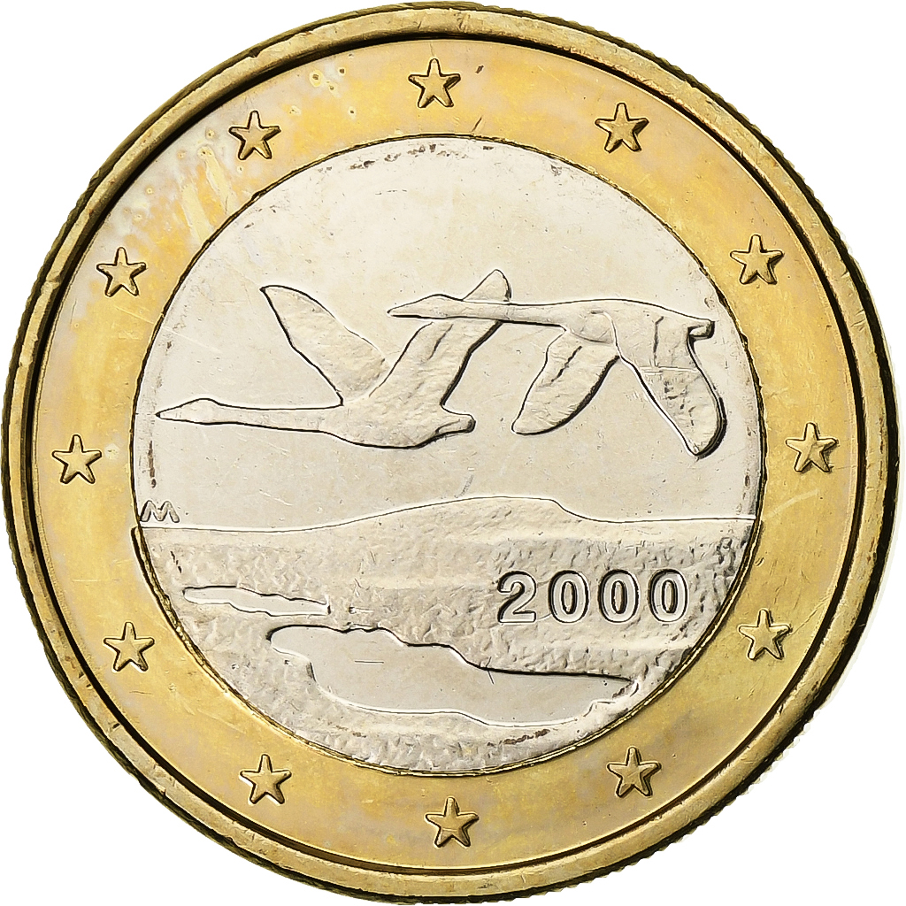 Finland, Euro, 2000, Vantaa, Bi-Metallic, MS(63), KM:104