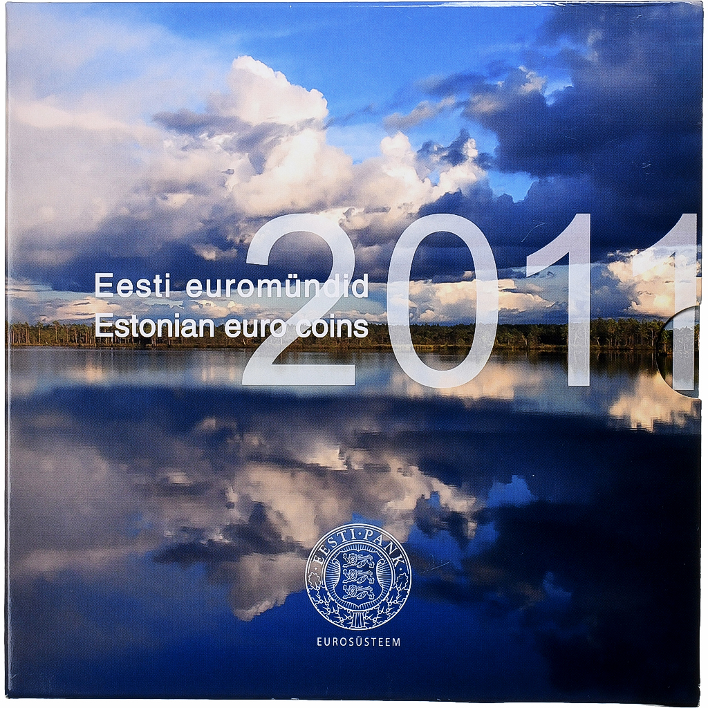Estonia, 1 Cent to 2 Euro, BU, 2011, 