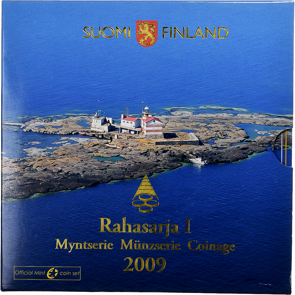Finnland, 1 c. to 2€ + token, BU, 2009, Vantaa, STGL