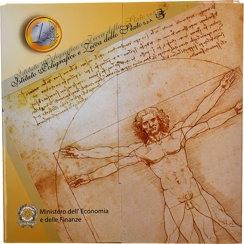 Italien, 1 Cent to 2 Euro, BU, 2007, Rome, STGL