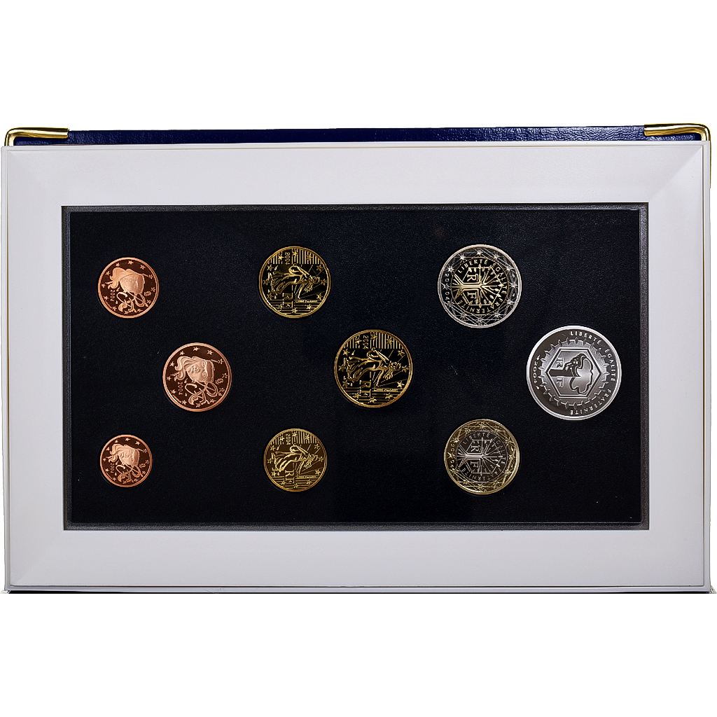 Frankreich, Coffret 1c. à 5€, PP, 2004, Monnaie de Paris, STGL
