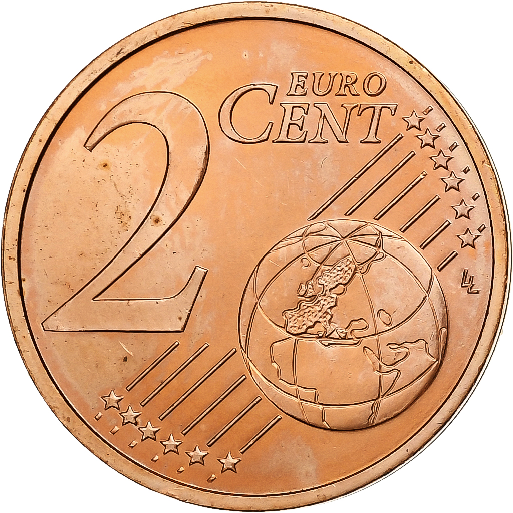 Malta, 2 Euro Cent, BU, 2008, Monnaie de Paris, Copper Plated Steel, STGL