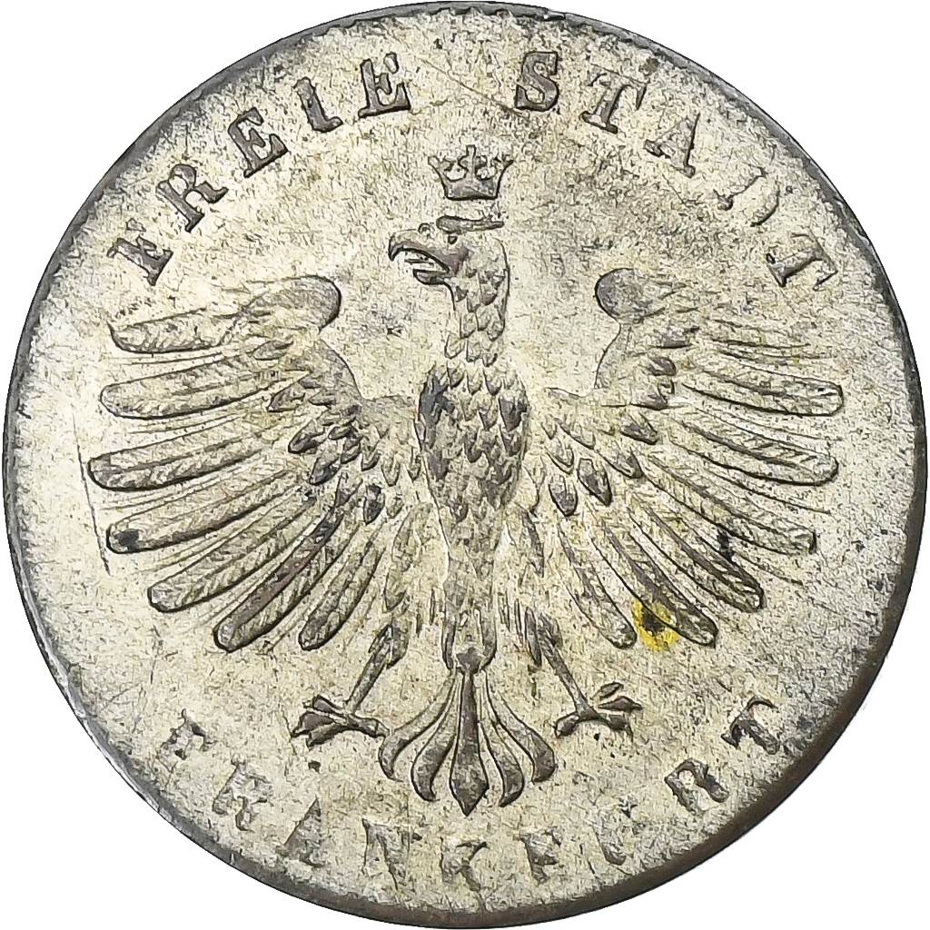Germany, Kreuzer, 1852, Frankfurt, Billon, , KM:312