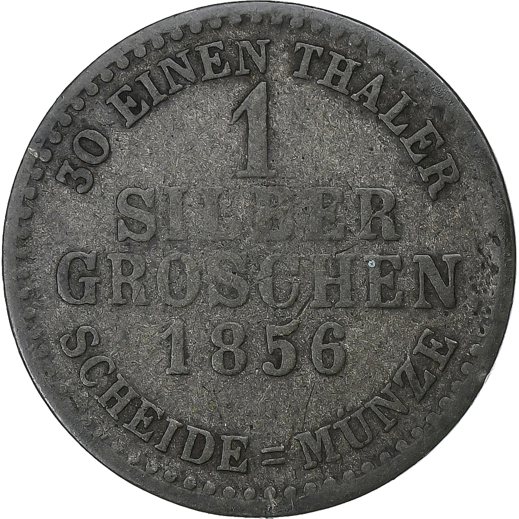 Germany, Electorate of Hesse, Friedrich Wilhelm, Silber Groschen, 1856