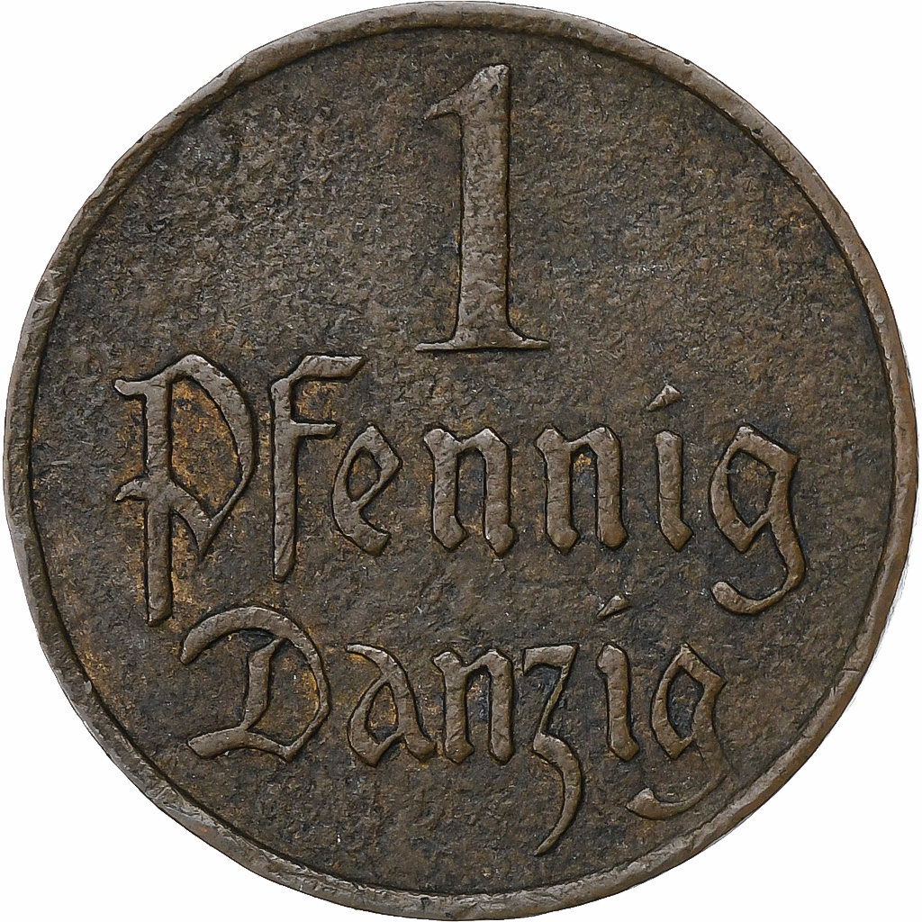 Danzig, Pfennig, 1930, Berlin, Bronze, , KM:140