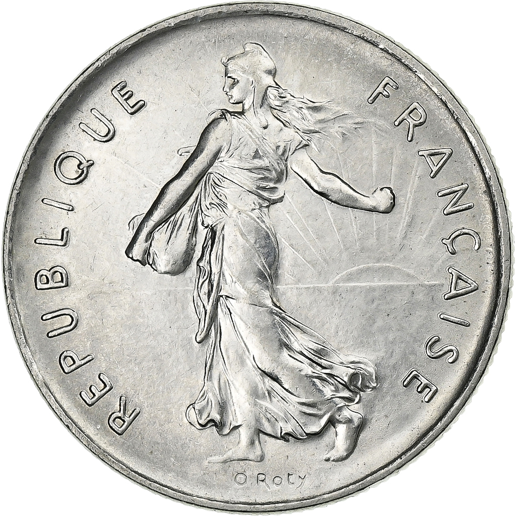 France, 5 Francs, Semeuse, 1971, Paris, Copper-nickel, , Gadoury:771