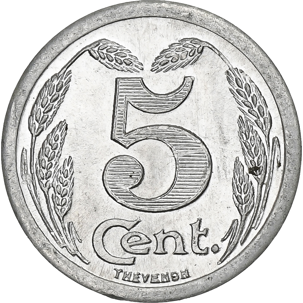 France, Chambre de commerce d'Evreux, 10 Centimes, 1921, , Aluminium