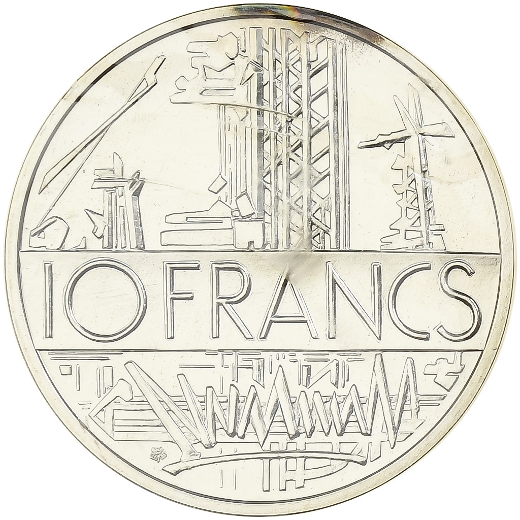 France, 10 Francs, Mathieu, 1982, Monnaie de Paris, Piéfort, Silver, 