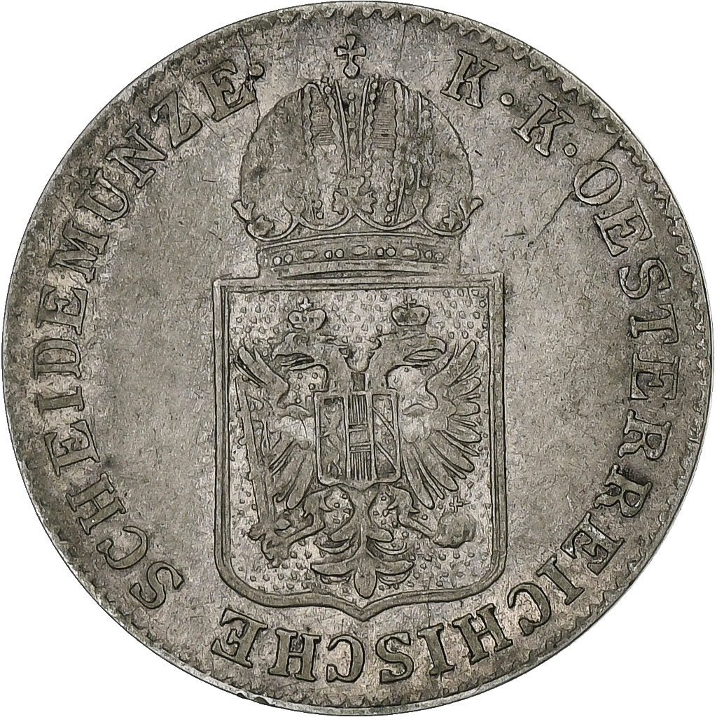 Austria, Ferdinand I, 6 Kreuzer, 1849, Vienna, Billon, , KM:2199