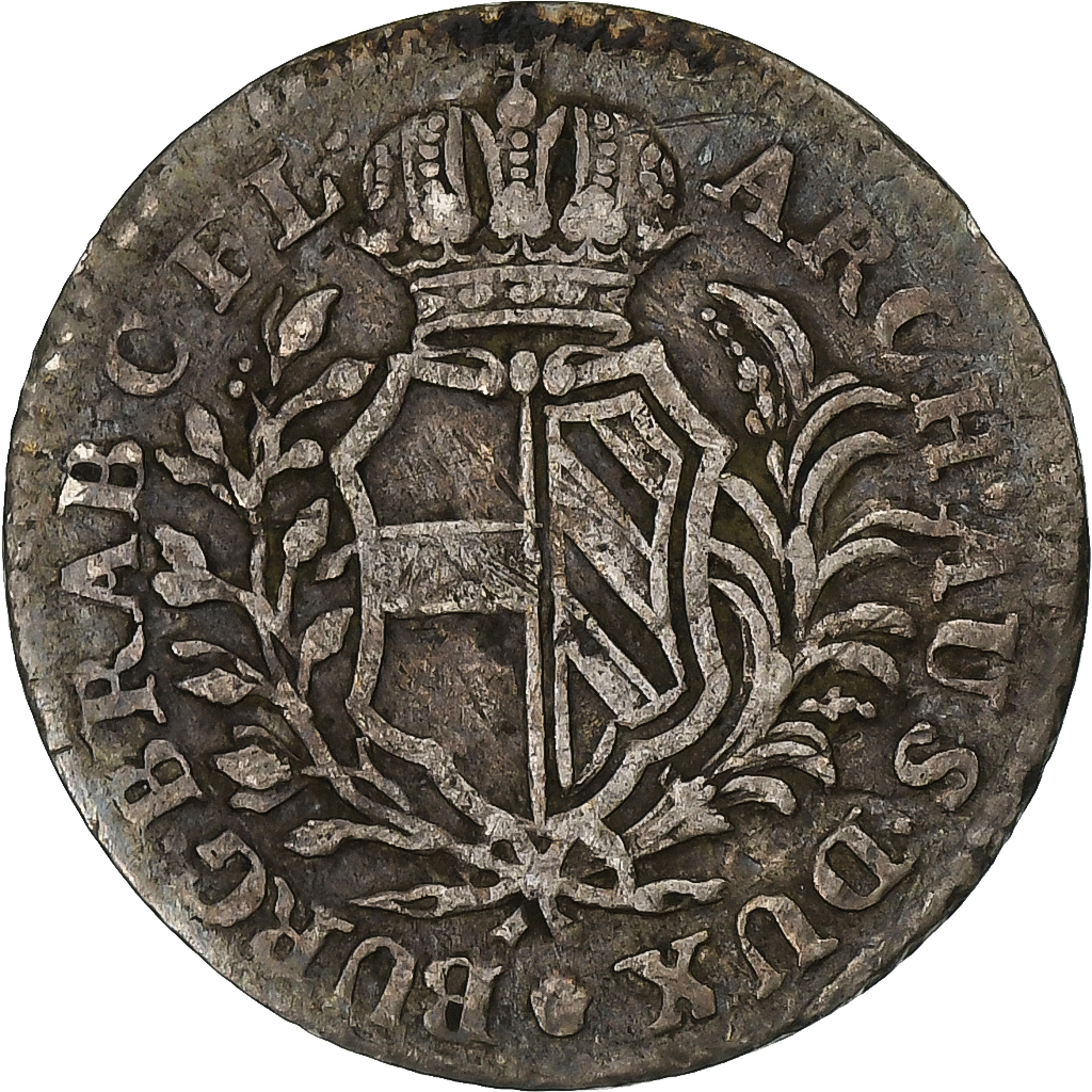 Austrian Netherlands, Maria Theresa, 10 Liards, 1752, Antwerp, Billon