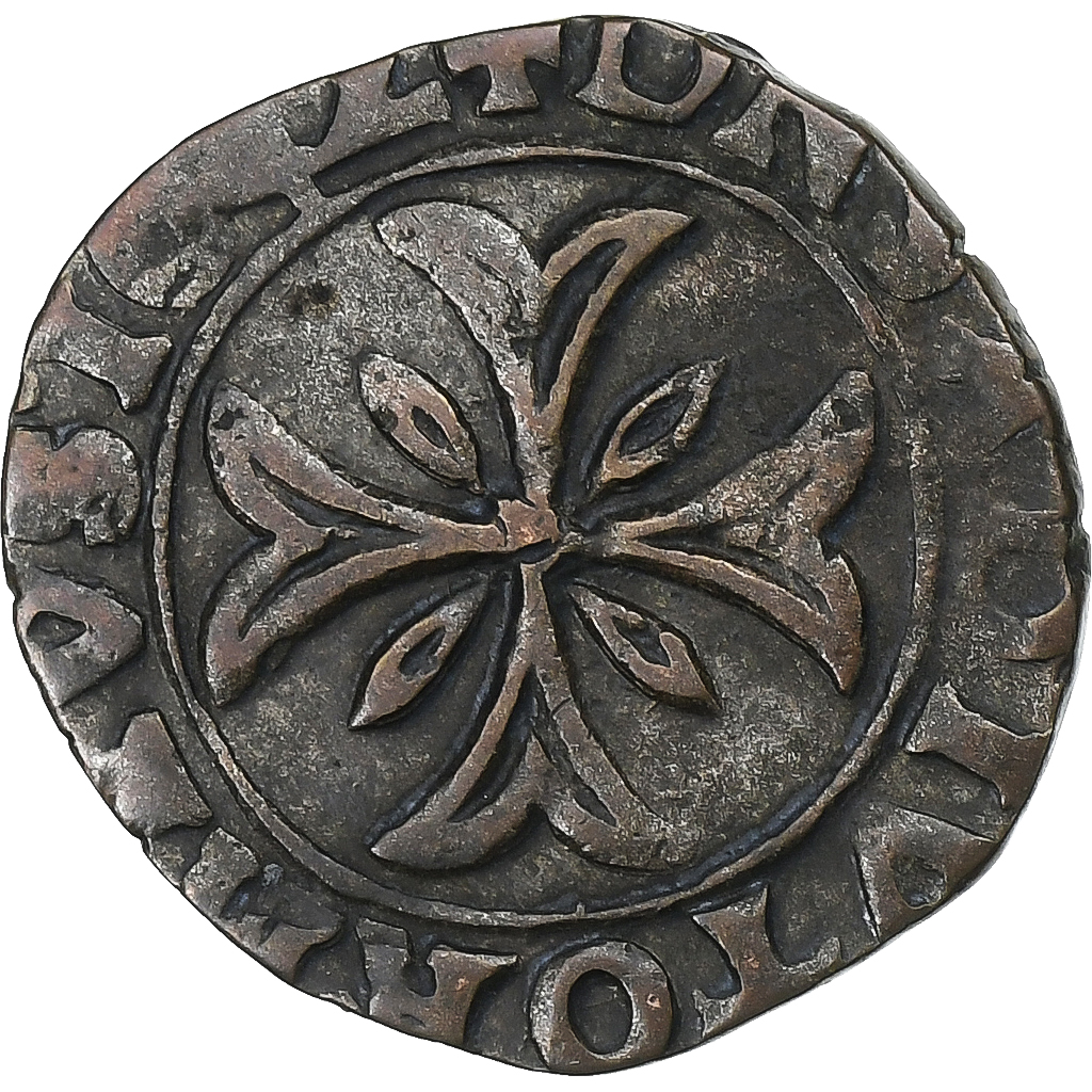 Principality of Dombes, Gaston d'Orléans, Liard, 1642, Trévoux, Copper