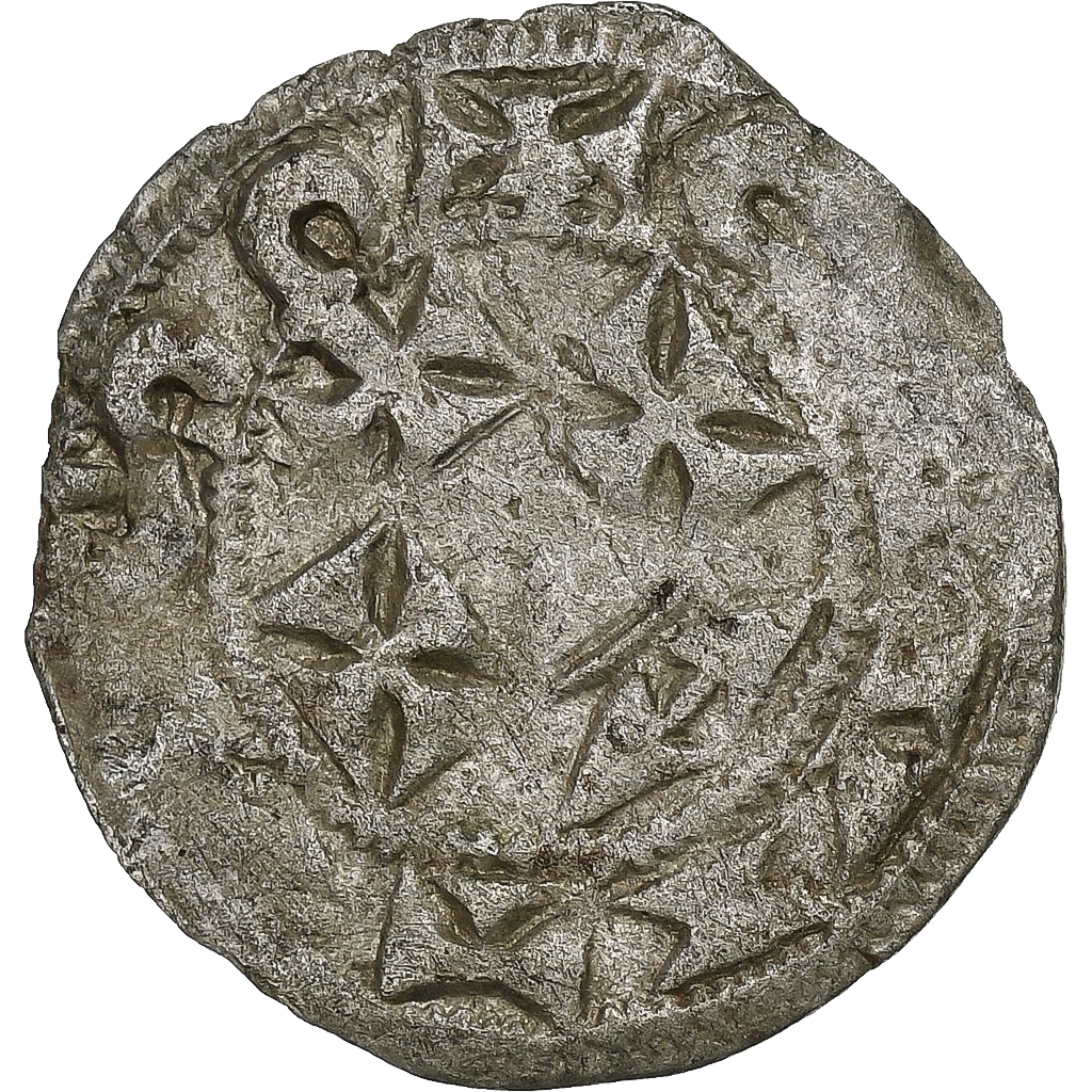 Bishopric of Cahors, Denier, 1150-1260, Cahors, Billon, 
