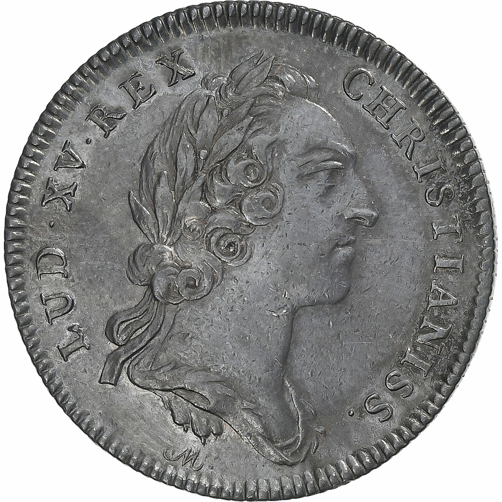 France, Token, Louis XV, Ville de Moulins, 1747, Silver, 