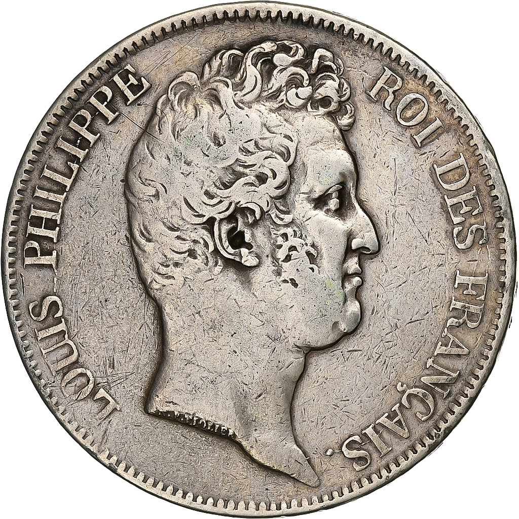 France, Louis-Philippe, 5 Francs, 1830, Lyon, Silver, , Gadoury:675